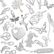 Sterling Silver Charms and Pendants